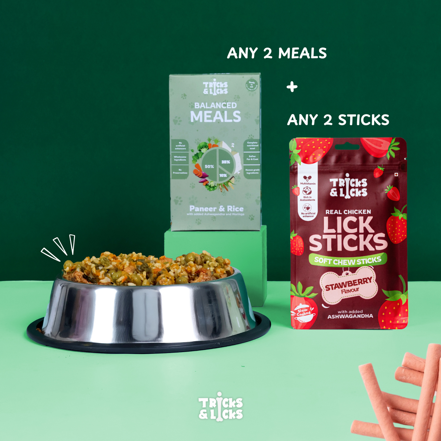 Tricks & Licks Essentials – Healthy Treats & Meals for Dogs